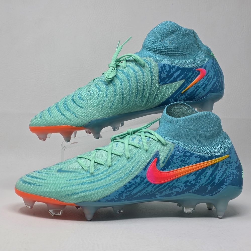 Nike Phantom Luna II EL LV8 SG Pro AC P Blue Teal FZ4945-300 Men's Cleats Sz 12 - Picture 3 of 10